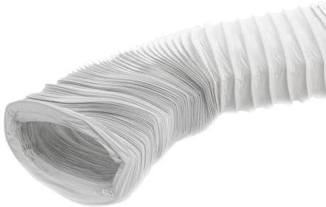 220x55mm - 3m Flachkanal PVC Abluftschlauch - Schlauch - Abzug - Abluft für Klimaanlagen, Wäschetrockner, Abzugshaube Trocknerzubehör