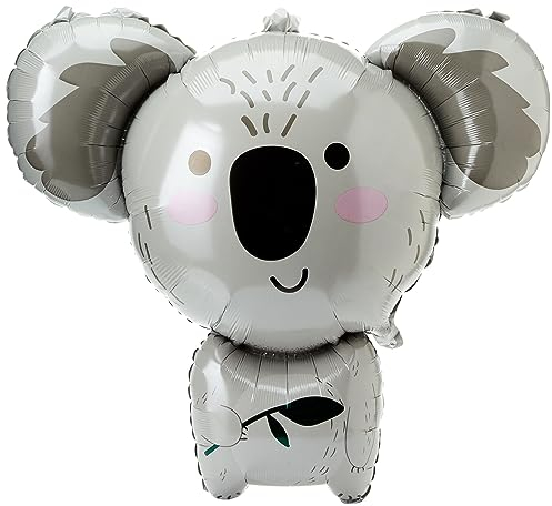 Amscan 4255601 - Super Shape Folienballon Koala, circa 71 x 63 cm , Heliumballon
