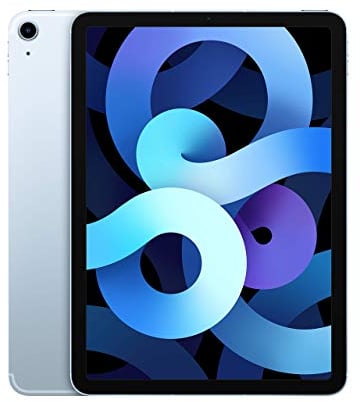 2020 Apple iPad Air (10,9-pulgadas, Wi-Fi + Celular, 256GB) Azul Cielo (Reacondicionado)