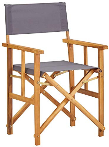 Teak Massiv Regiestuhl Klappbar Gartenstuhl Camping Picknick Angelstuhl Klappstuhl Faltstuhl Campingstuhl Anglerstuhl Gartenmöbel Massivholz Akazie
