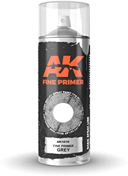 AK SPRAY AK1010 Fine Primer Grey (400ml) (2 nozzles)