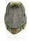 Airsoft Full Face Fencing Mask with Ear Protection Camo Steel Mesh Protective Mask for War Game Cosplay Paintball Halloween