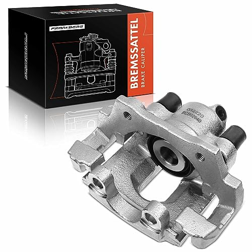 Frankberg Brake Caliper Disc Brake Rear Right with Bracket (hole spacing 76, 2mm) Compatible with 3 Series E46 3 Series Cabriolet E46 3 Series Coupe E46 Replace# 34211165034