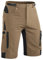 Hiauspor Kurze Hosen Herren, Leichte Wanderhose Atmungsaktiv Schnelltrocknen Cargo Bermuda Shorts Elastische Radlerhose MTB Fahrradhose Outdoorhose Sport Radhose Sommer mit 6 Taschen (Khaki, XXL)