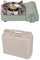 Réchaud à gaz portable - 1 feu - Bouteille de gaz pour réchaud à gaz - Réchaud à gaz portable - Cuisinière de table - Barbecue à gaz pour urgence ou camping, vacances (vert)