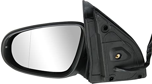 Convitex Außenspiegel Golf 6, Golf MK6 Seitenspiegel Links Fahrerseite, Golf VI Elektrisch Asphärisch Rückspiegel, Beheizbar, Lackierbar, Elektrisch Abklappbar, Blinker, Bodenleuchte, 9 PINS