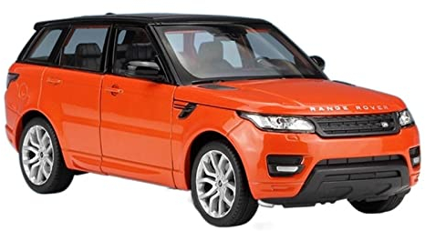 RCESSD Modelle sammeln 1:24 für Land Range Rover Sport SUV Finished Replica Car Alloy Druckguss Modellauto Miniaturauto Modell aus Druckguss (Farbe : Orange)