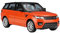 RCESSD Modelle sammeln 1:24 für Land Range Rover Sport SUV Finished Replica Car Alloy Druckguss Modellauto Miniaturauto Modell aus Druckguss (Farbe : Orange)