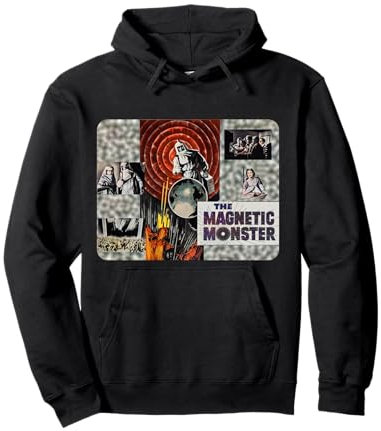 Das magnetische Monster Vintage-Science-Fiction Pullover Hoodie