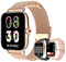 Colesma Smartwatch Damen 1,69 HD Touchscreen Fitnessuhr Tracker mit Telefonfunktion, IP67 Wasserdicht Smart Watch mit Schlafmonitor für iOS Android