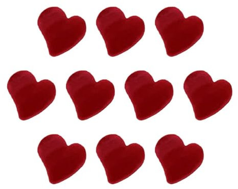 Beavorty Mini Pinces À Cheveux Coeur 10 Pièces Accessoires De Coiffure Élégants Pour Femmes Et Filles Idéales Pour Cheveux Courts Et Épais 2.0 * 1.5 * 1.5Cm