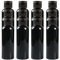 BPZXL Pack of 12, Empty 100ml Refillable Black Plastic Bottles with Black Flip Cap Bottle for Cosmetic shampoo conditioner lotion shower gel Treavl etc