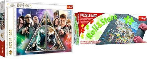 Bundle Trefl - Puzzle Harry Potter, Die Heiligtümer des Todes 1000 Teile + Puzzlematte, 500-1500 Teile Puzzle Trefl