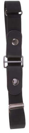 Holibanna Ceinture Élastique Pour Pantalon Sans Boucle Extensible Noire Pour Toutes Les Tailles