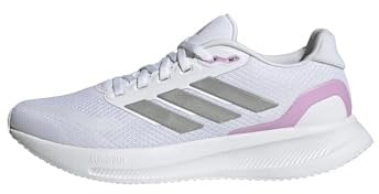 adidas Runfalcon 5 Running Shoes, Zapatillas Mujer, Cloud White Grey Strata Core Black, 38 EU