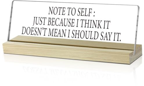 Funny Office Desk Decor Sign for Women Men Funny Coworker Novelty Gift for Boss Manager Gifts Desk Accessories for Work /09