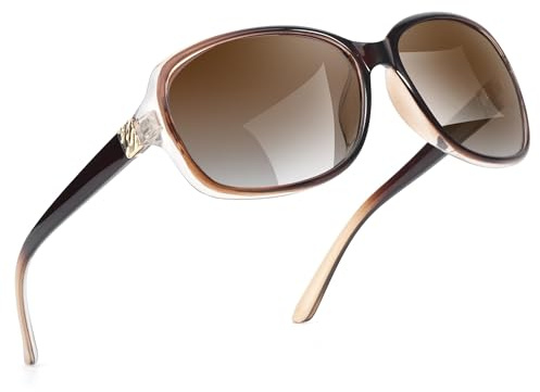 SIPHEW Sonnenbrille Damen Polarisiert Klassische Mode Stil Damen Sonnenbrille UV400 Schutz für Frauen