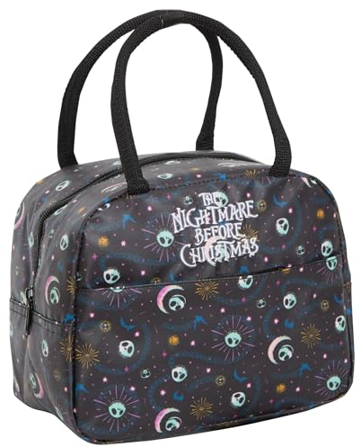 Disney Nightmare Before Christmas Lunch Bag Adults Teens Kids Work School Large Capacity Insulated Tote Bag