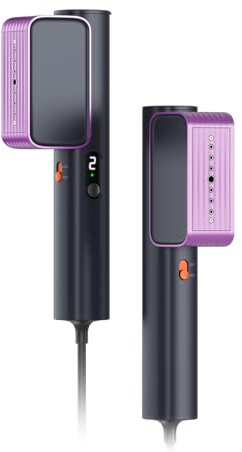 G7 2-in-1 Professional Dual Voltage Steamer for Clothes and Iron for Clothes, Just 1lbs Lightly, 8 Minutes of Continuous Steam, 1000W Portable Steamer for travel and home