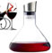 Decantador de vino con aireador, 1500 ml Glass Wine Breather Decanter with Dispenser, Hand Held Wine Aireador for Red and White Wine, Premium Wine Aerator for Better Taste and