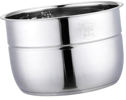 F Fityle Olla a presión eléctrica, Olla Interior, Revestimiento a presión, Resistente al óxido, 10/12 litros, Piezas de Cocina para el hogar, 10l