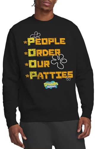 SPONGEBOB SQUAREPANTS Spongebob People Order Our Patties Crew Sweatshirt
