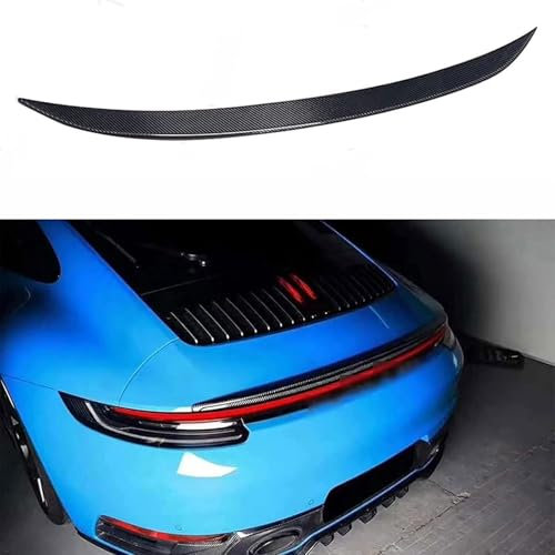 KPIRXO Spoiler für Porsche Carrera 911 992 2019 2020 2021 2022, Hochfestes ABS Heckspoiler für Autos Kofferraumspoiler Hinten Dachspoilerflügel Auto Tuning Zubehör