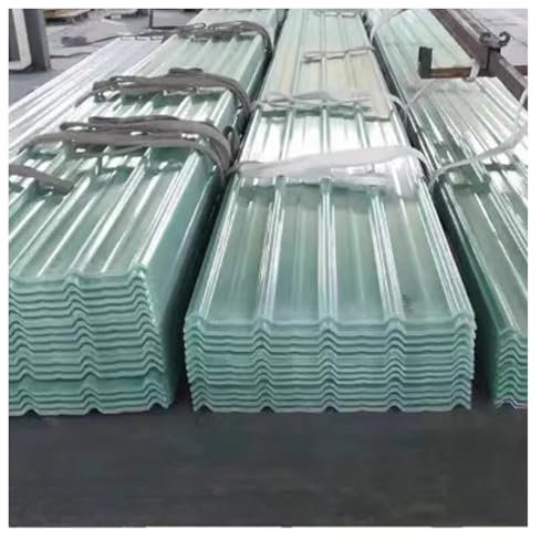 Panneaux de toiture – Feuilles ondulées transparentes résistantes aux UV pour garage, abri de jardin, serre et auvent, panneaux de toit durables (3 pièces, 0,9 x 0,6 m)