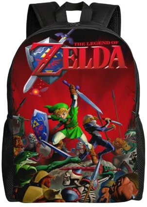 YINGC Kid The Legend Of Zelda XTYD1513 - Zaino scolastico per ragazzi, ragazzi e ragazze, Nero , Taglia unica