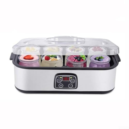 Digital Yoghurt Maker, Adjustable Temperature Yogurt Machine With 48 Hour Timer, 1.6L Large Capacity For Making Yogurt, Pudding, Cream, And Ice Cream(Regulated 220V)
