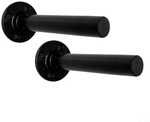 Wall Mount Weight Plates Storage Rack for Home Gym, 2 Pack Heavy Duty Steel Barbell Plate Holders with 210mm Hanging Rod for Organized Weight Storage