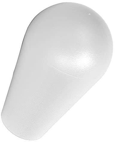 MENDUNER M6 Joystick-Kugelkopf, Ovaler Game Rocker-Obergriff Im Amerikanischen Stil, Ersatz für Spielekonsolen-Controller (WHITE)