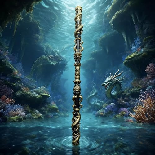 CSPJPIZIYB Ruyi Jingu Bang di Black Myth Wukong 195cm, Bastone Retrattile del Re delle Scimmie, Accessorio Cosplay, Ideale per Collezionismo, Decorazione e Spettacoli
