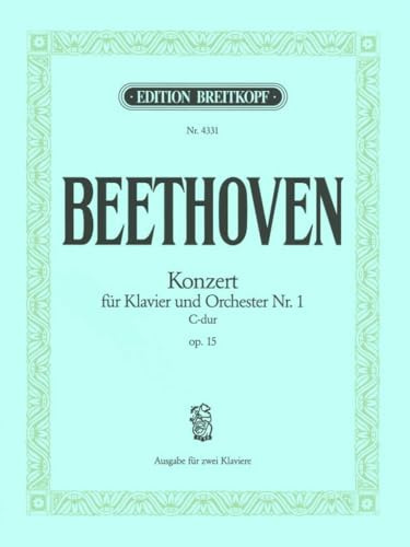 Klavierkonzert Nr.1 C-dur op. 15 - Ausgabe von Eugen d'Albert für 2 Klaviere (EB 4331)