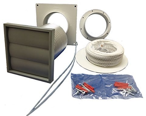 Manrose - Tumble Dryer Venting Kit With Gravity Grille