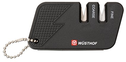 Wüsthof WT4342B - Afilador de Cuchillos Compacto, Color Negro