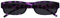 OPULIZE Viola Tartaruga Leggero Comodo Lettori Sole Uv400 Uomo Donna S32-5 +2,50-50 Gr