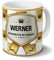 printplanet Tasse mit Namen Werner - Motiv Mitarbeiter des Monats - Namenstasse, Kaffeebecher, Mug, Becher, Kaffeetasse - Farbe Weiß