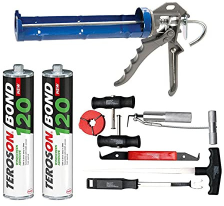 OC-PRO LOT Pare Brise: DECOUPE Joint, Colle, Pistolet A Colle