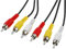 PremiumCord Lot de 3 câbles CINCH-3x Cinch M/M 10 m