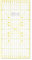 Elan Righello Sarta 30x15 CM, Righello Trasparente 30 cm, Riga per Cucito, Righelli per Sartoria, Riga da Sarta 30CM, Squadre per Patchwork