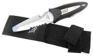 Ist/Dolphin Jacket Messer, Erwachsene, Uni, Schwarz (Gelb), 7 cm