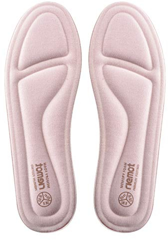 riemot Solette Memory Foam Uomo Donna, Soletta Scarpe per Stivali da Lavoro e Scarpe da Passeggio, Sport Solette per Assorbimento Degli Urti e Ammortizzazione, Comfort, Soffice Donna Rosa 41 EU