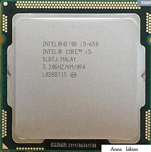 Intel Core i5-650 Processeur CPU 3,2 GHz 3,20 GHz 4 Mo SLBTJ Socket 1156 Clarkdale + P (Rewed)