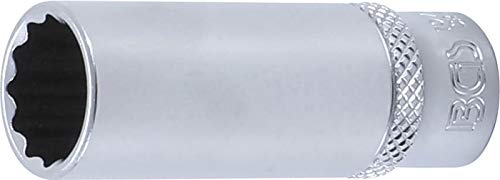 BGS 10713 | Douille pour clé, douze pans, longue | 6,3 mm (1/4) | 13 mm