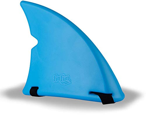 Fin Fun Haifischflosse für alle Altersgruppen und Geschlecht, Blau, Kinder/Erwachsene