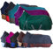 RL24 - Winterdecke High Neck 300g Füllung 600D BASICLINE dunkelblau/braun 115cm