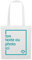 Spreadshirt Créez Votre Propre Sac Personnalisé avec Texte ou Photo Imprimée Sac En Tissu, taille unique, blanc