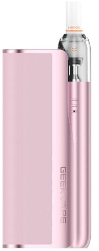 GEEKVAPE WENAX M Starter Kit, Electronic Cigarette with Pod System, 400 mAh, Wenax M Power Bank 2500 mAh, Wenax M1 Mini Kit 2 ml, Wenax M1 Pod cartridge, Filter Drip Tip (Petal Pink)