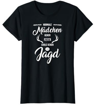 Jägerin I Jagd jagen Motiv zum bestandenen Jagdschein T-Shirt